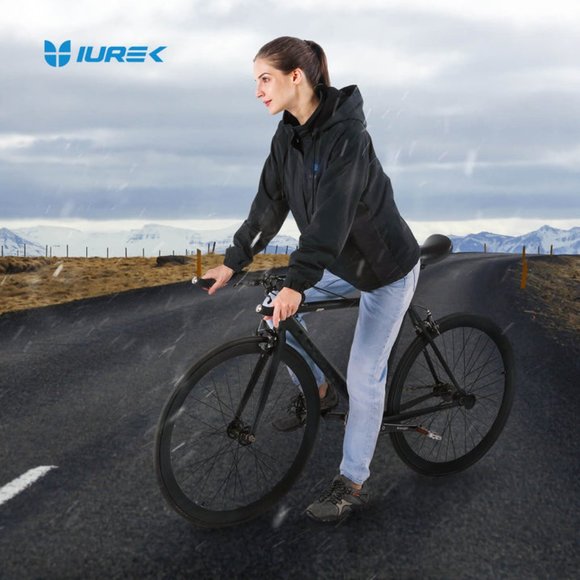 Electric Heated Jacket with Portable Power Bank IUREK Unisex Winter Outdoor - Picture 2 of 10